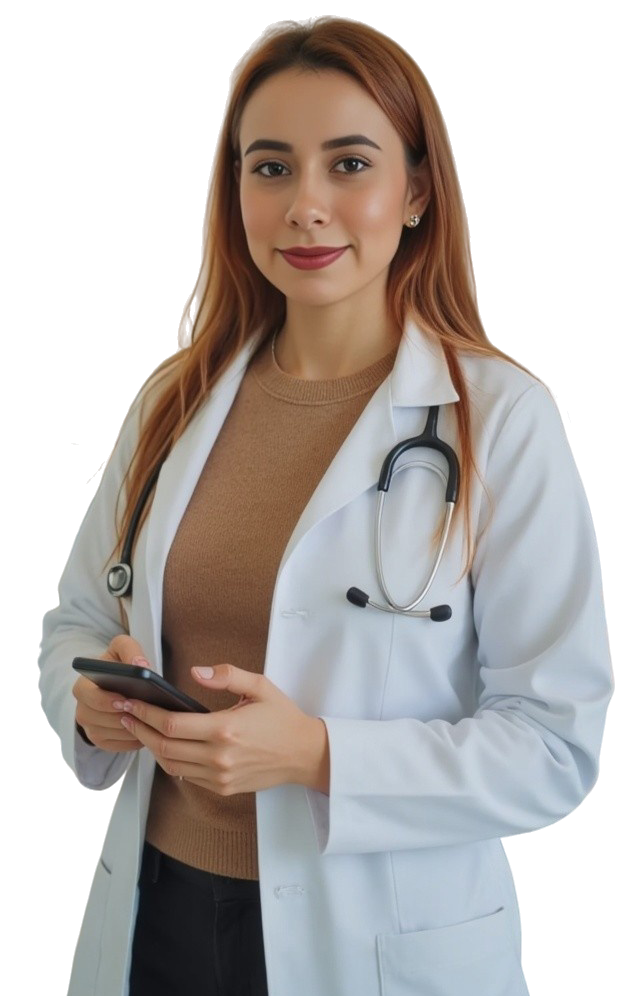 Asesora de Rénovex en Línea disponible para atención confidencial sobre salud sexual masculina